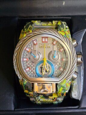 Invicta DC Comics Batman Swiss Ronda Z60 Caliber Men's Watch - 52mm, Steel, Aqua